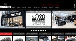 Desktop Screenshot of brabus.com